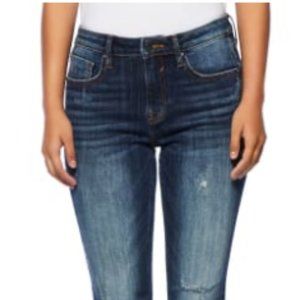 Jagger Skinny Destructed Dark Was 32